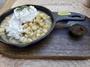 Esquites at Ojo de Maíz in Mexico City