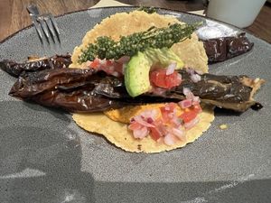 Stuffed Chili Taco  at Ojo de Maíz in Mexico City