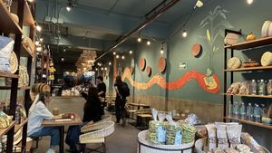 Main dining room   at Ojo de Maíz in Mexico City