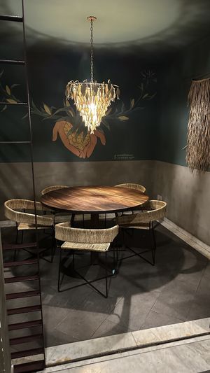 Private dining room  at Ojo de Maíz in Mexico City