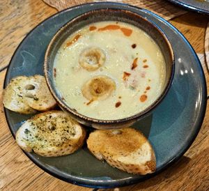 Habas secas y chochoyotes  at Ojo de Maíz in Mexico City