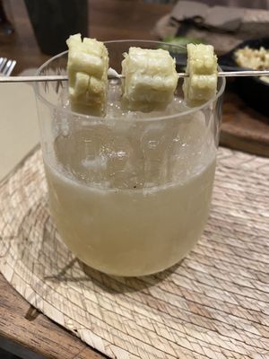 Corn Cocktaill  at Ojo de Maíz in Mexico City