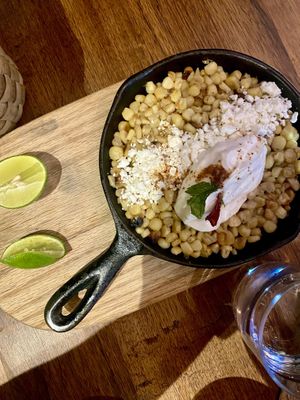 Esquites  at Ojo de Maíz in Mexico City