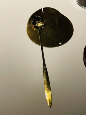 look at that spoon  at Haoma in Bangkok