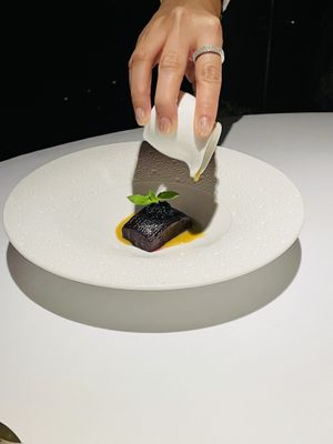 Excellent beet  at Haoma in Bangkok