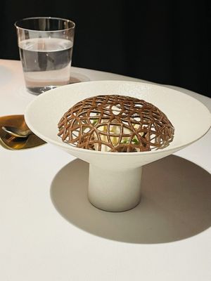 Chocolate on the veg  at Haoma in Bangkok