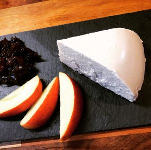 Our Swiss style vegan cheese  at The V Hub in Swansea