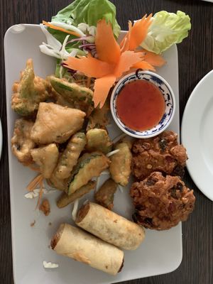 Veg starter  at Chang Thai in Brecon