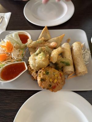 Vegan sharer starter   at Chang Thai in Brecon