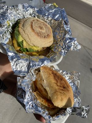 red bird / dr j sammies at Early Bird Vegan in Tempe
