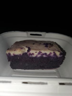 Lavender cake at Early Bird Vegan in Tempe