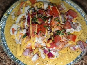 Shrimp & Grits at Early Bird Vegan in Tempe