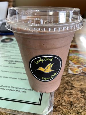 Butter Cup smoothie  at Early Bird Vegan in Tempe