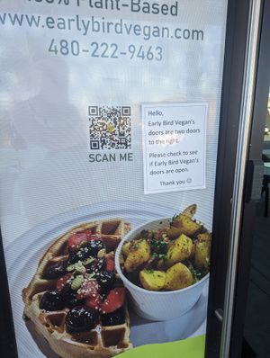  at Early Bird Vegan in Tempe