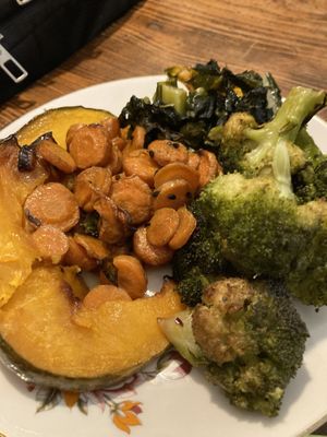 Mix di verdure  #Veganuary at La Schiscetteria in Milan