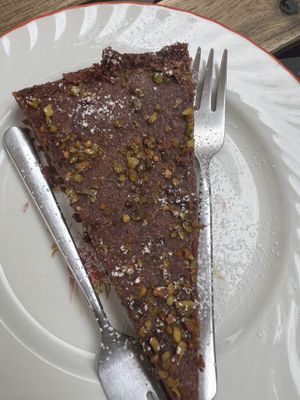 Torta del nonno  at La Schiscetteria in Milan