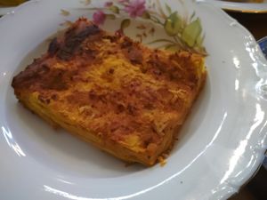 Lasagna at La Schiscetteria in Milan