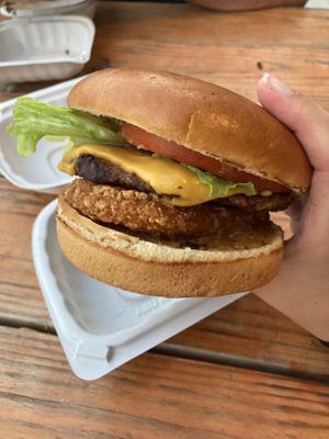 The omega at Meta Burger in Edgewater