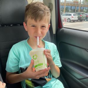 Vanilla shake! at Meta Burger in Edgewater