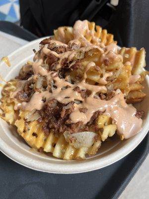 Meta fries (discontinued )  at Meta Burger in Edgewater