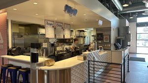 Counter service  at Meta Burger in Edgewater