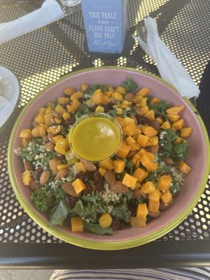 Kale salad minus the cheesee  at Flour Craft Bakery in Mill Valley