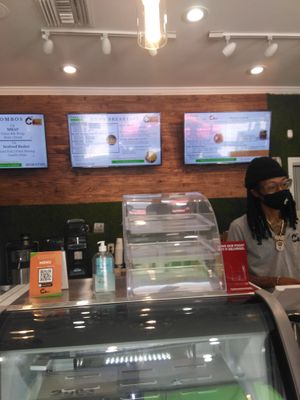 The menu at C4Eats in Hollywood