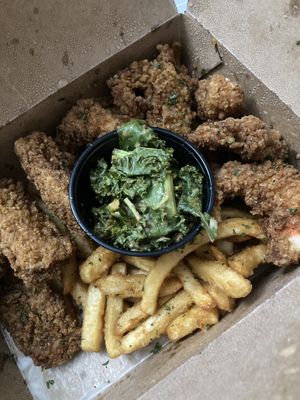 Seafood platter 💣  at C4Eats in Hollywood