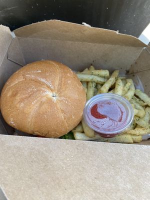 DETONATOR MEAL /CHICK N FRIES   at C4Eats in Hollywood
