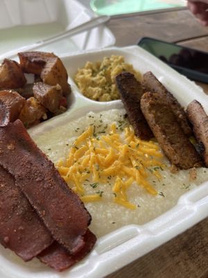 Breakfast platter! #Veganuary at C4Eats in Hollywood