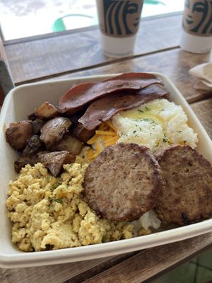 Breakfast Platter was awesome!   at C4Eats in Hollywood