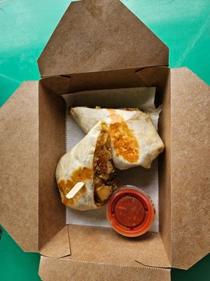 Breakfast burrito at C4Eats in Hollywood