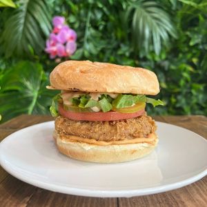 Vegan Chicken Sandwich at C4Eats in Hollywood