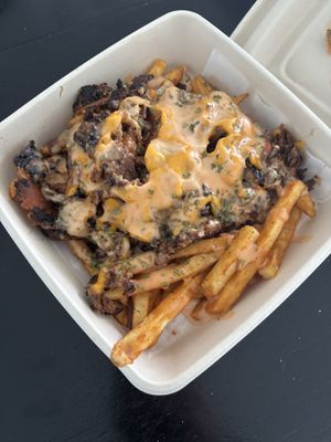 Loaded french friess  at C4Eats in Hollywood