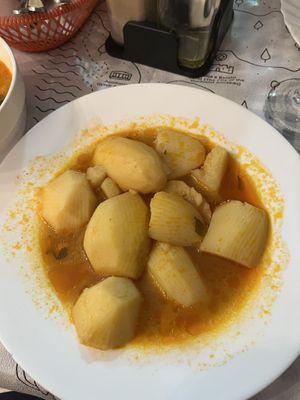 Potato stew  at Te Becqua in Sarande