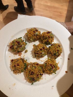Paprika chaat at Turmeric Kitchen 65 in Taunton