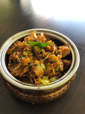 Vegetable Kothu at Turmeric Kitchen 65 in Taunton