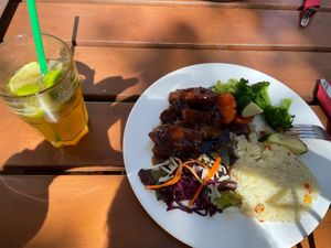   at Loving Hut in Hamburg