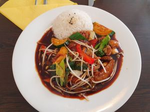 Dish 17, Chop Soey from the lunch menu at Loving Hut in Hamburg