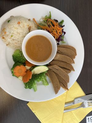   at Loving Hut in Hamburg