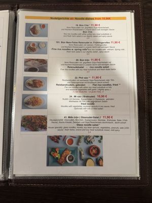 Menu (5/5).  at Loving Hut in Hamburg