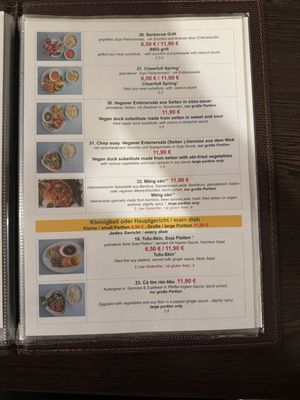 Menu (4/5).  at Loving Hut in Hamburg