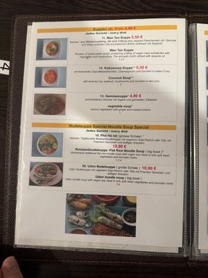 Menu (3/5).  at Loving Hut in Hamburg