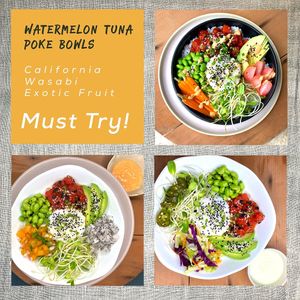 Poke Bowls at Golden State Vegan Sushi in Bangkok