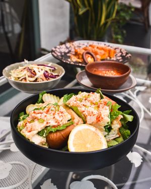 Lobster rolls at Golden State Vegan Sushi in Bangkok