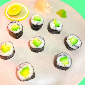 Avocado Maki 8pcs at Golden State Vegan Sushi in Bangkok
