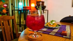 Sangria  at Golden State Vegan Sushi in Bangkok