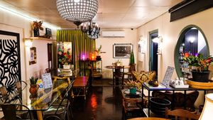 Interior at Golden State Vegan Sushi in Bangkok