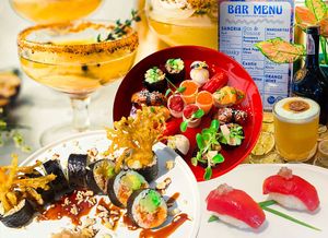  at Golden State Vegan Sushi in Bangkok