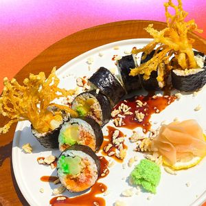 Spider Roll at Golden State Vegan Sushi in Bangkok